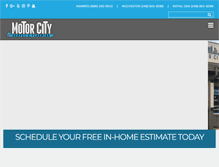 Tablet Screenshot of motorcitycarpet.com